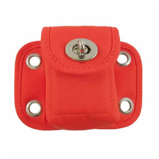 Orange Transponder Mounting Pouch